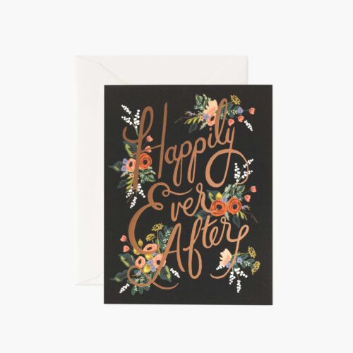 Eternal Happily Ever After Wedding Card - Single Card