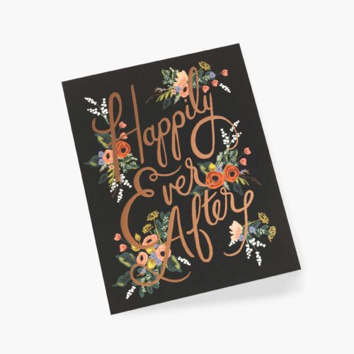 Alternative view of Eternal Happily Ever After Wedding Card - Single Card