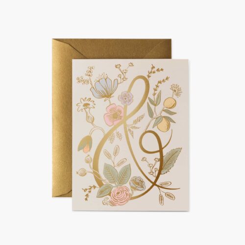 Colette Wedding Card - Single Card