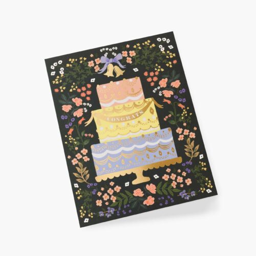 Alternative view of Woodland Wedding Cake Wedding Card - Single Card