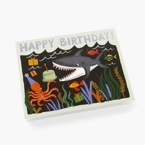 Alternative view of Shark Birthday Card - Single Card