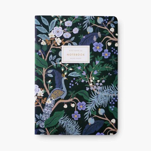 Alternative view of Stitched Notebook Set - Peacock