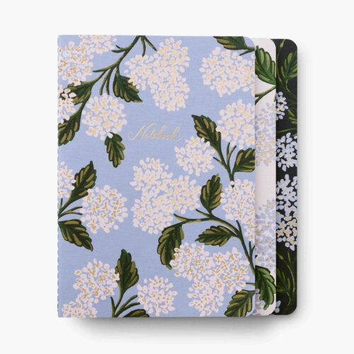 Stitched Notebook Set - Hydrangea