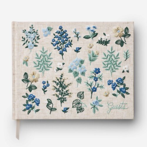 Embroidered Guest Book - Wildwood