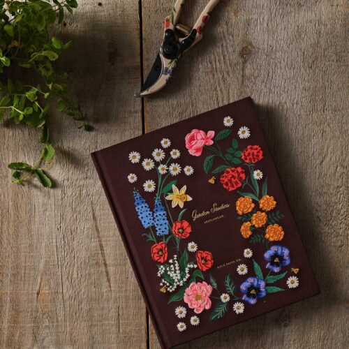 Alternative view of Embroidered Sketchbook - Garden Study