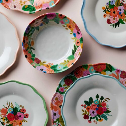 Alternative view of Melamine Assorted Bowls - Garden Party