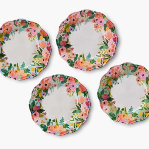Melamine Assorted Dinner Plates - Garden Party