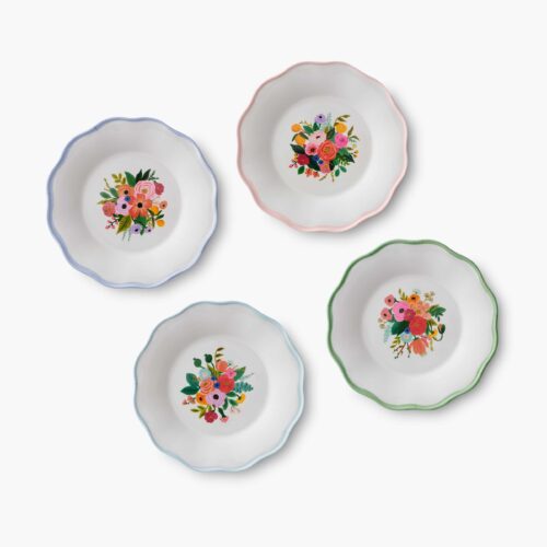 Melamine Assorted Dessert Plates - Garden Party