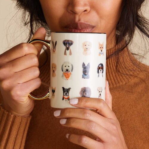 Alternative view of Porcelain Mug - Hot Dogs