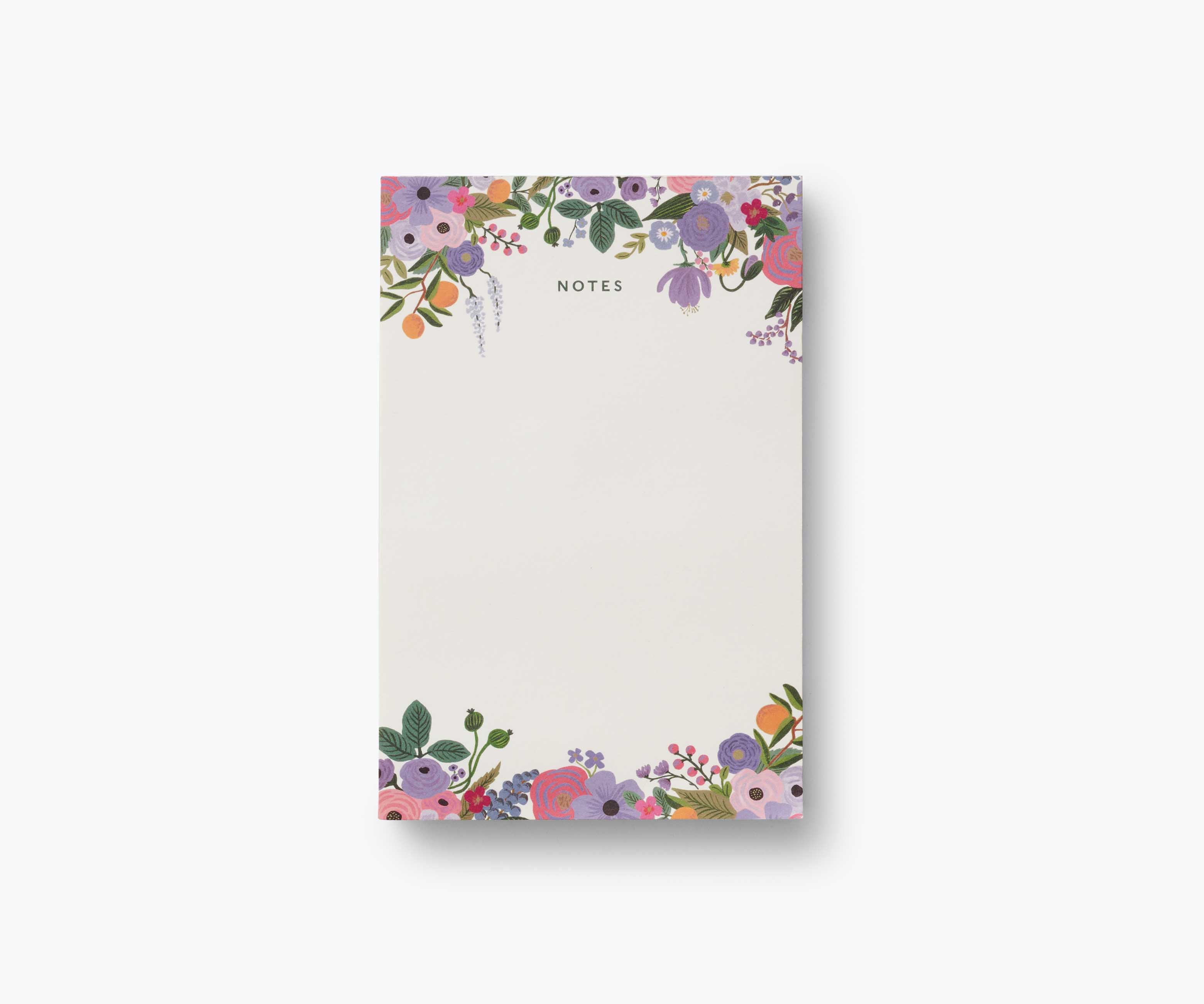 Blank Notepad - Garden Party Violet