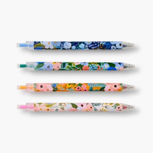 Gel Pen Set of 4 - Garden Party