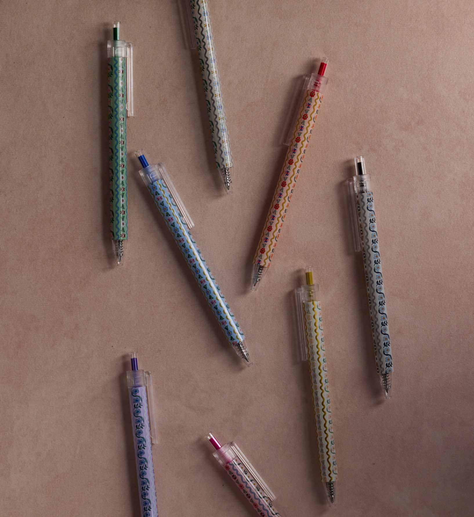Gel Pen Set of 8 - Delphine - Image 2