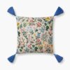 Mayfair Embroidered Pillow - Cream