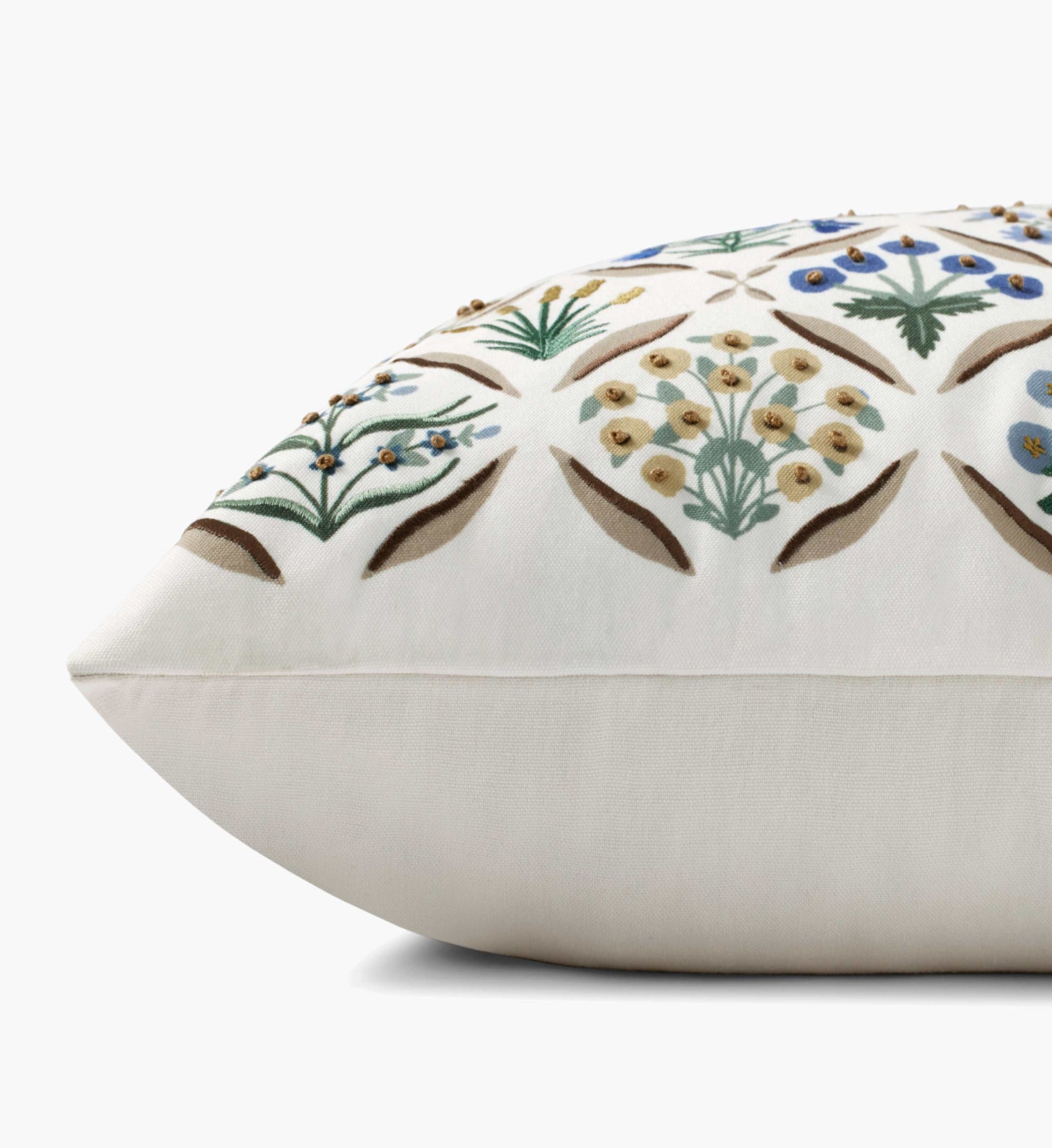 Estee Embroidered Pillow - Cream - Image 2