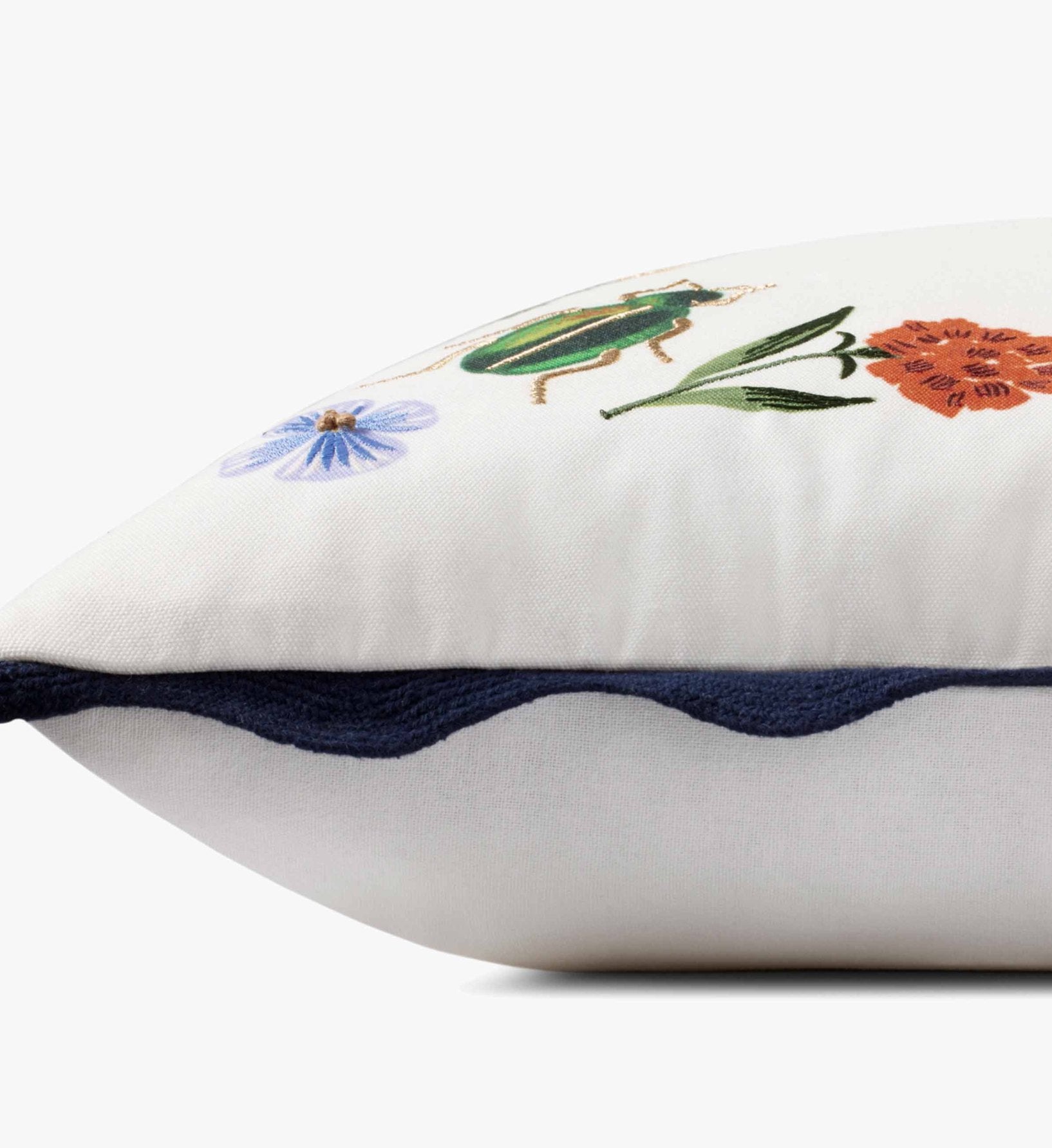 Curio Vignette Embroidered Pillow - White - Image 4