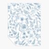 Aviary Peel & Stick Wallpaper Sample - Blue & Cream