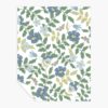 Primrose Peel & Stick Wallpaper Sample - Blue & Cream