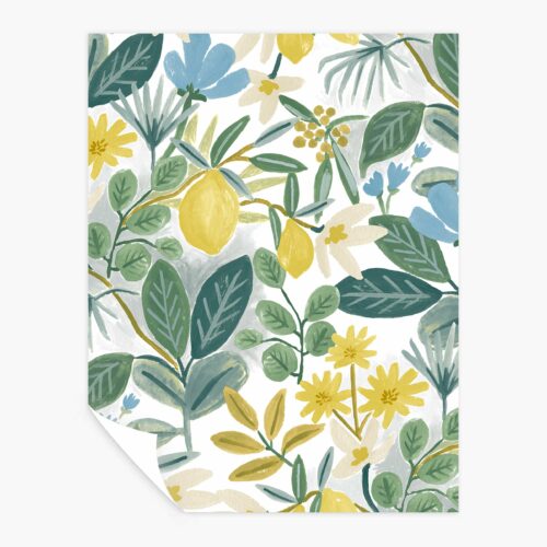 Amalfi Peel & Stick Wallpaper Sample - Blue & Green