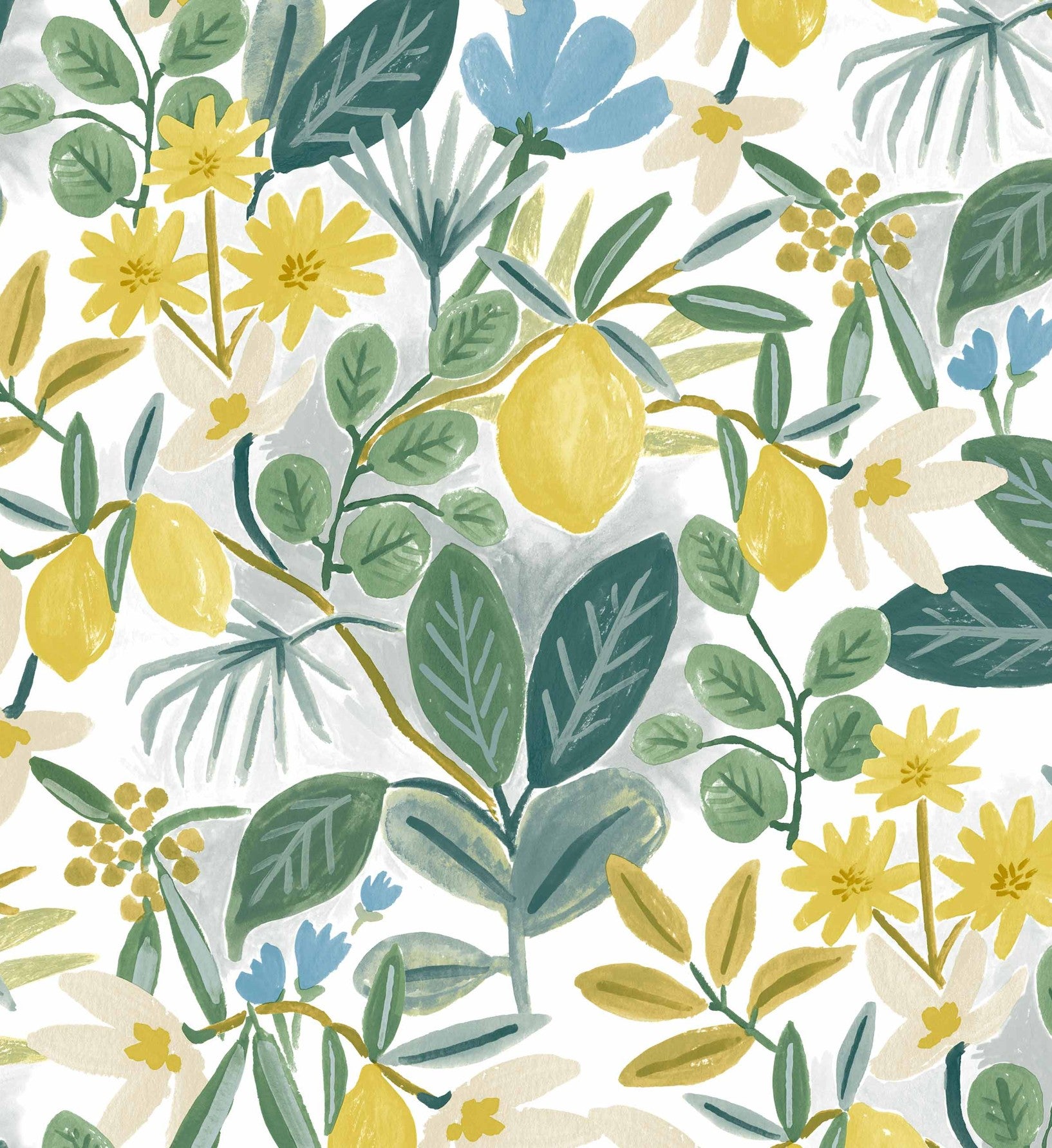 Amalfi Peel & Stick Wallpaper - Blue & Green - Image 3