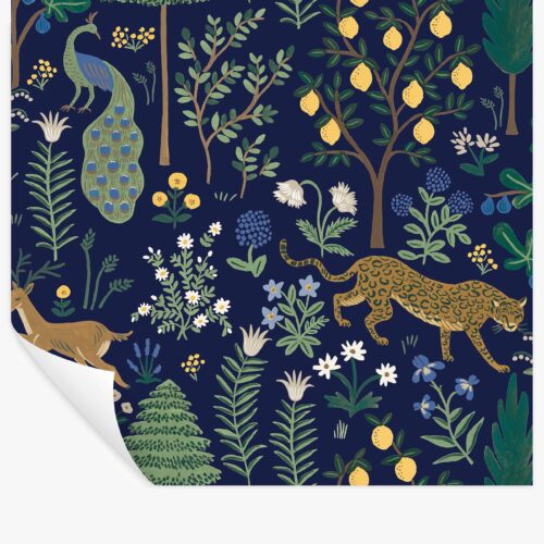 Menagerie Peel & Stick Wallpaper - Navy