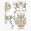Luxembourg Peel & Stick Wallpaper Sample - White Multi