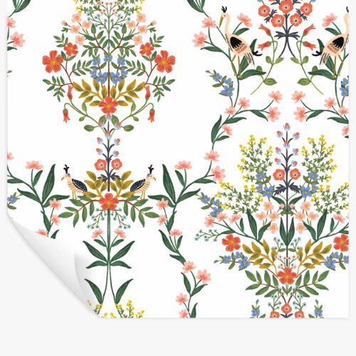 Luxembourg Peel & Stick Wallpaper - White Multi