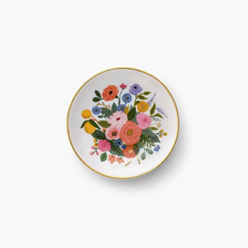 Porcelain Ring Dish - Garden Party Bouquet