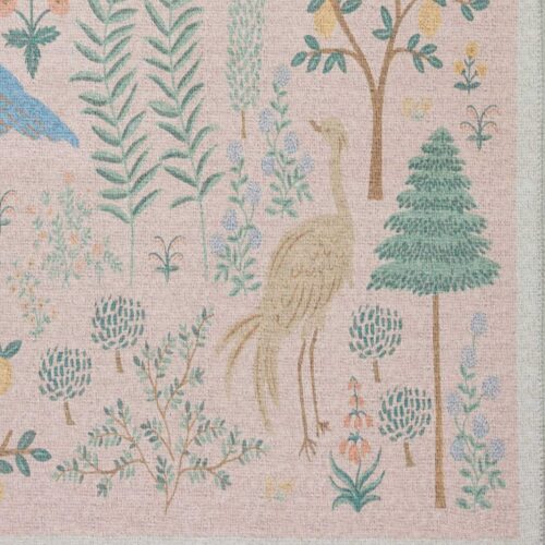 Alternative view of Menagerie Les Fauves Printed Rug - Blush
