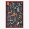 Menagerie Les Fauves Printed Rug - Black