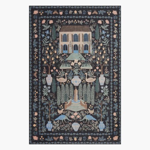 Menagerie Camont Printed Rug - Black