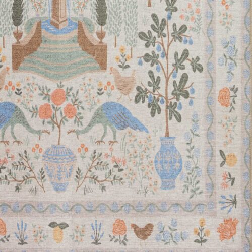 Alternative view of Menagerie Camont Printed Rug - Cream