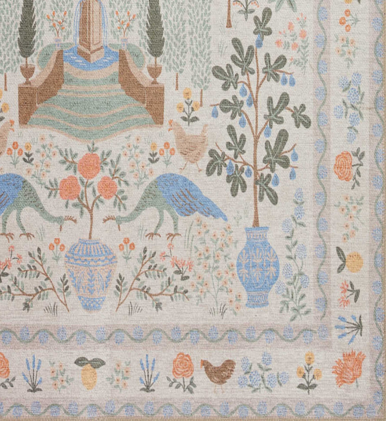Menagerie Camont Printed Rug - Cream - Image 2