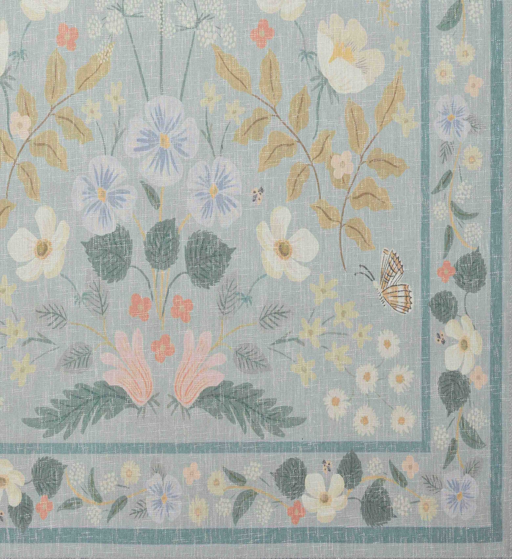 Cotswolds Willow Power Loomed Rug - Sky - Image 2