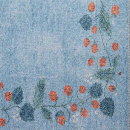 Alternative view of Atelier Strawberries Non-Slip Rug - Periwinkle