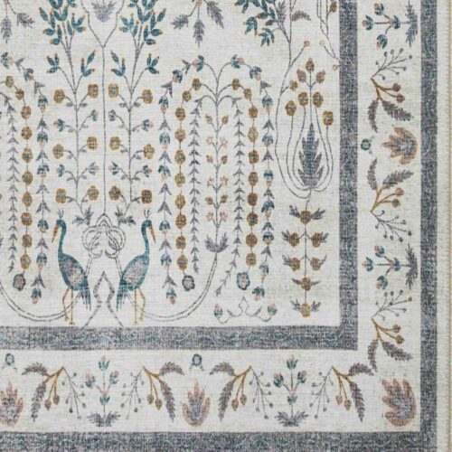 Alternative view of Maison Wisteria Power Loomed Rug - Cream