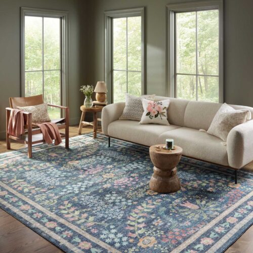 Alternative view of Maison Frances Power Loomed Rug - Blue Multi