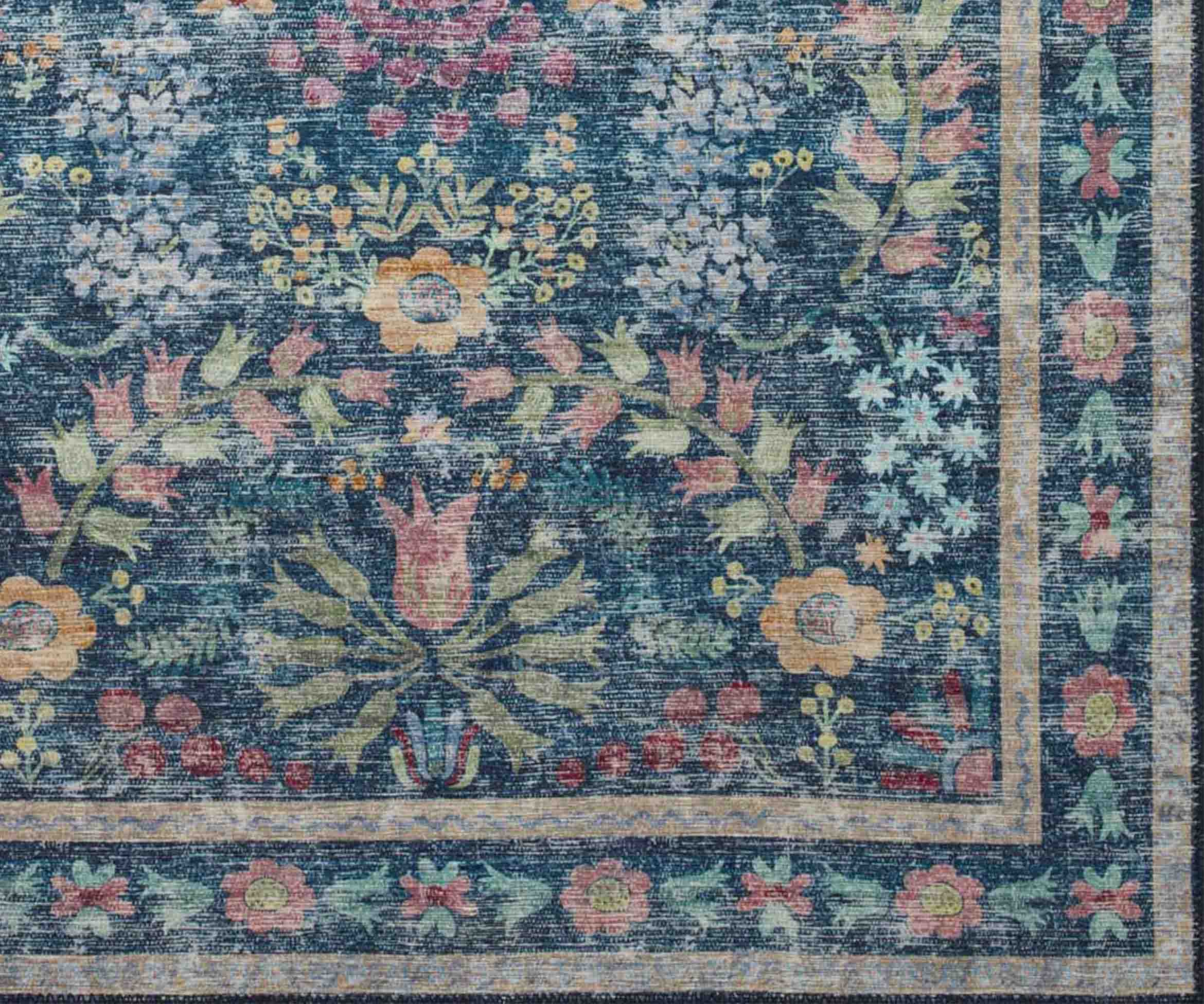 Maison Frances Power Loomed Rug - Blue Multi - Image 4
