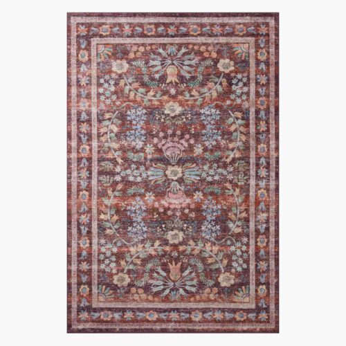 Maison Frances Power Loomed Rug - Burgundy