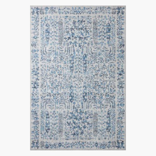Maison Grove Power Loomed Rug - Blue