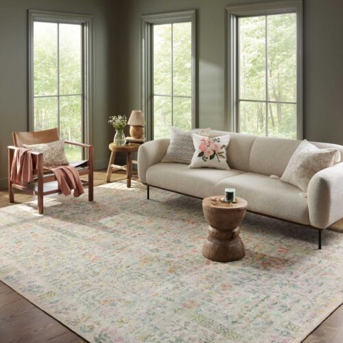 Alternative view of Maison Grove Power Loomed Rug - Khaki