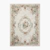 Laurel Strawberry Fields Medallion Power Loomed Rug - Cream
