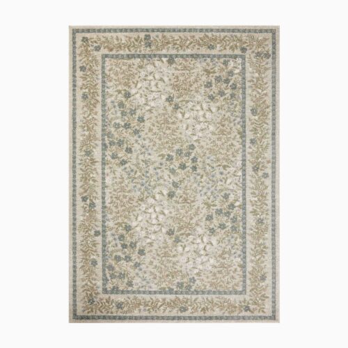 Laurel Wildwood Garden Power Loomed Rug - Cream