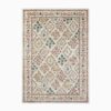 Laurel Parquet Power Loomed Rug - Cream