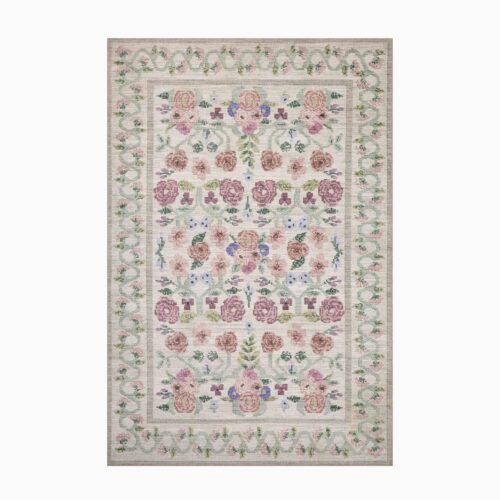 Rosa Power Loomed Rug - Ivory