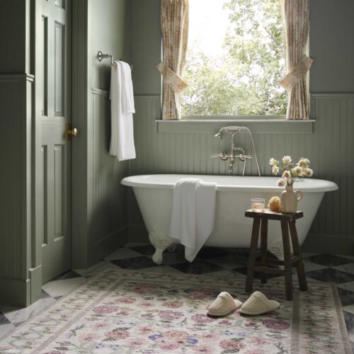 Alternative view of Rosa Power Loomed Rug - Ivory