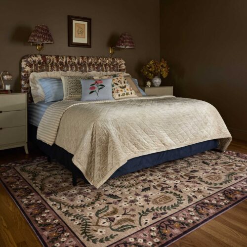 Alternative view of Canopy Edie Printed Rug - Aubergine