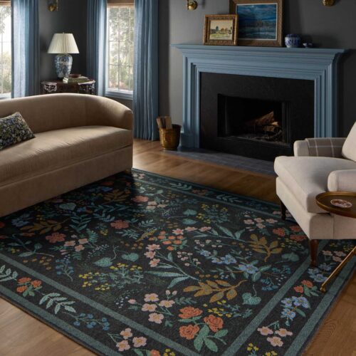 Alternative view of Wildwood Printed Rug - Wildwood Charcoal