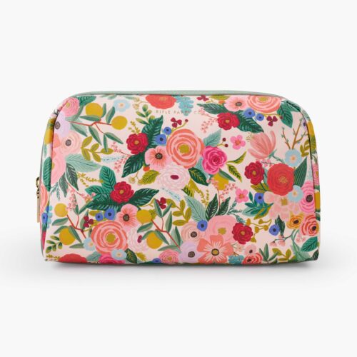Large Cosmetic Pouch - Garden Party