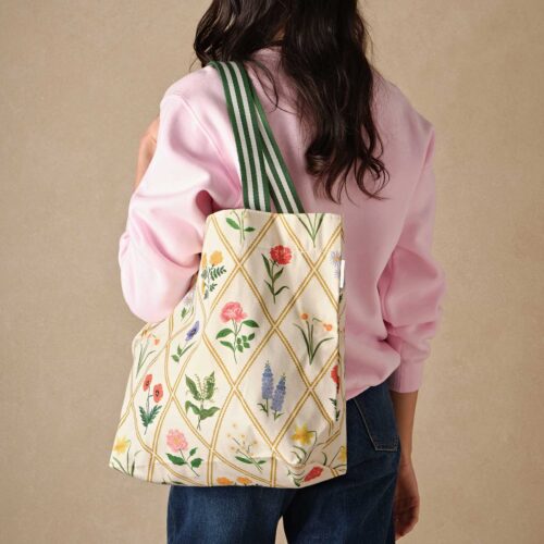 Alternative view of East West Canvas Tote Bag - Garden Study