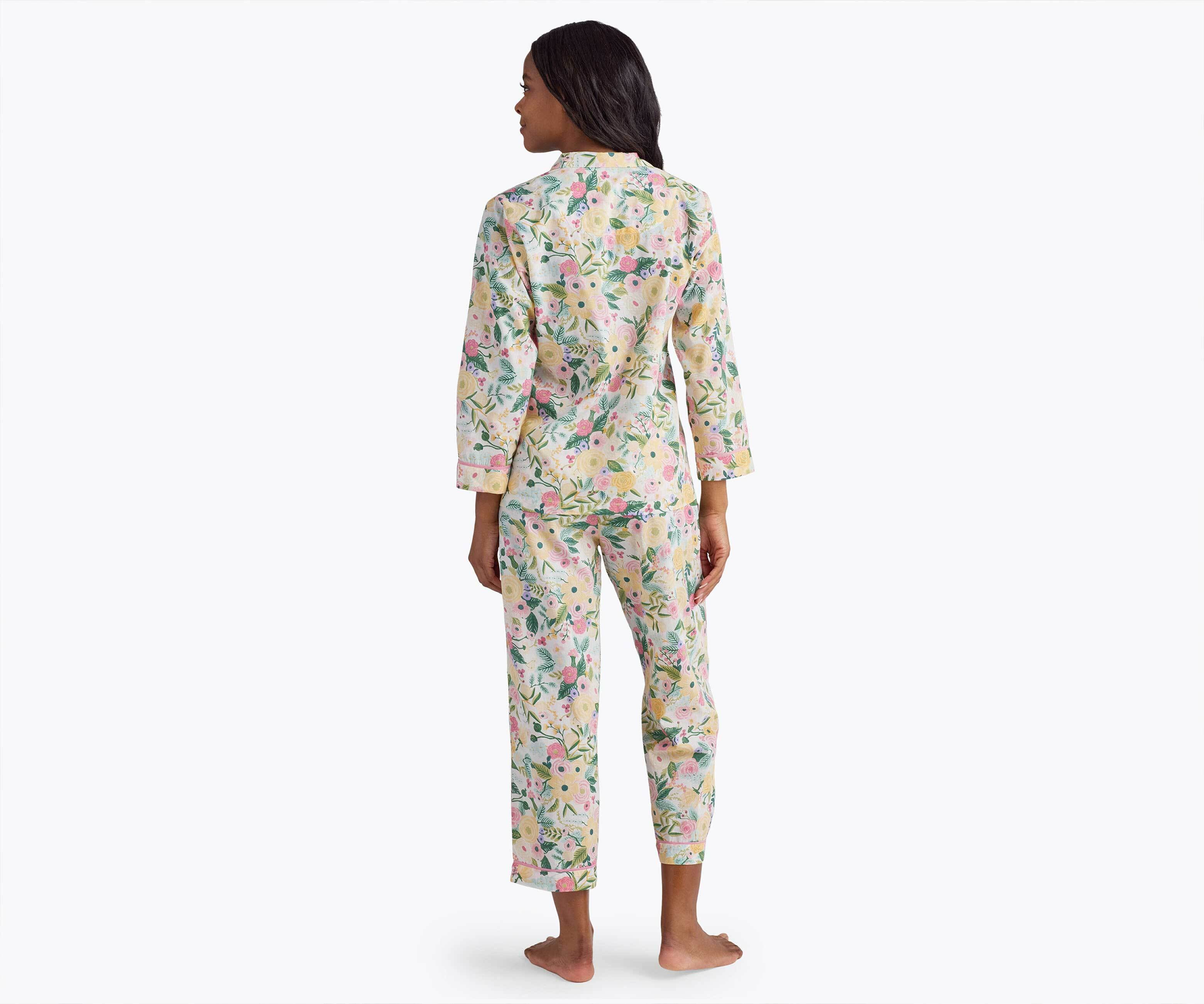 Voile Button Front Crop Set - Garden Party - Image 7